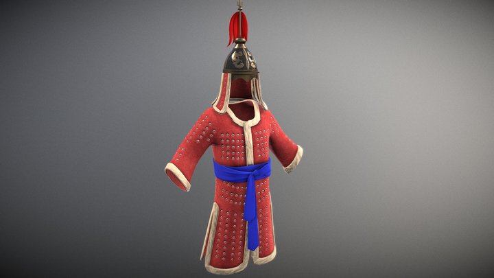 Joseon General Armor (Dujeonggap) | 두정갑 | 頭釘甲 3D Model