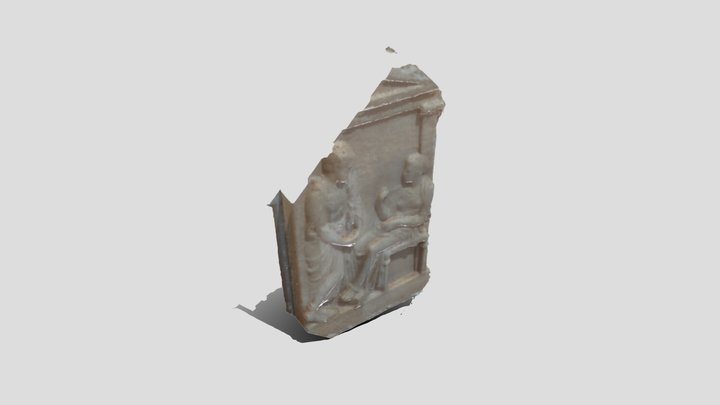 Estela Funeraria de Teanó (Siglo V a.C) 3D Model