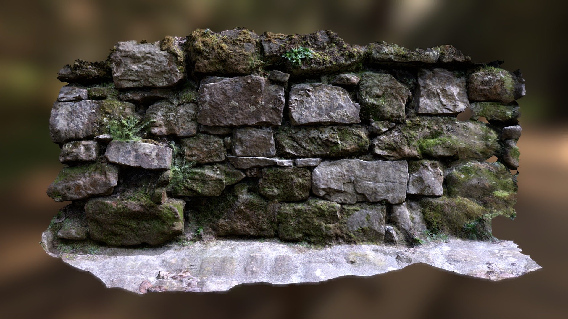 Sandstone wall woods Bonnevoie