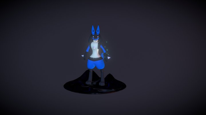 Lucario Scanline 2.1 3D Model