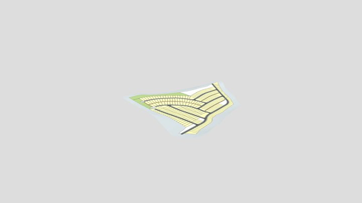 Projeto de Loteamento 3D Model