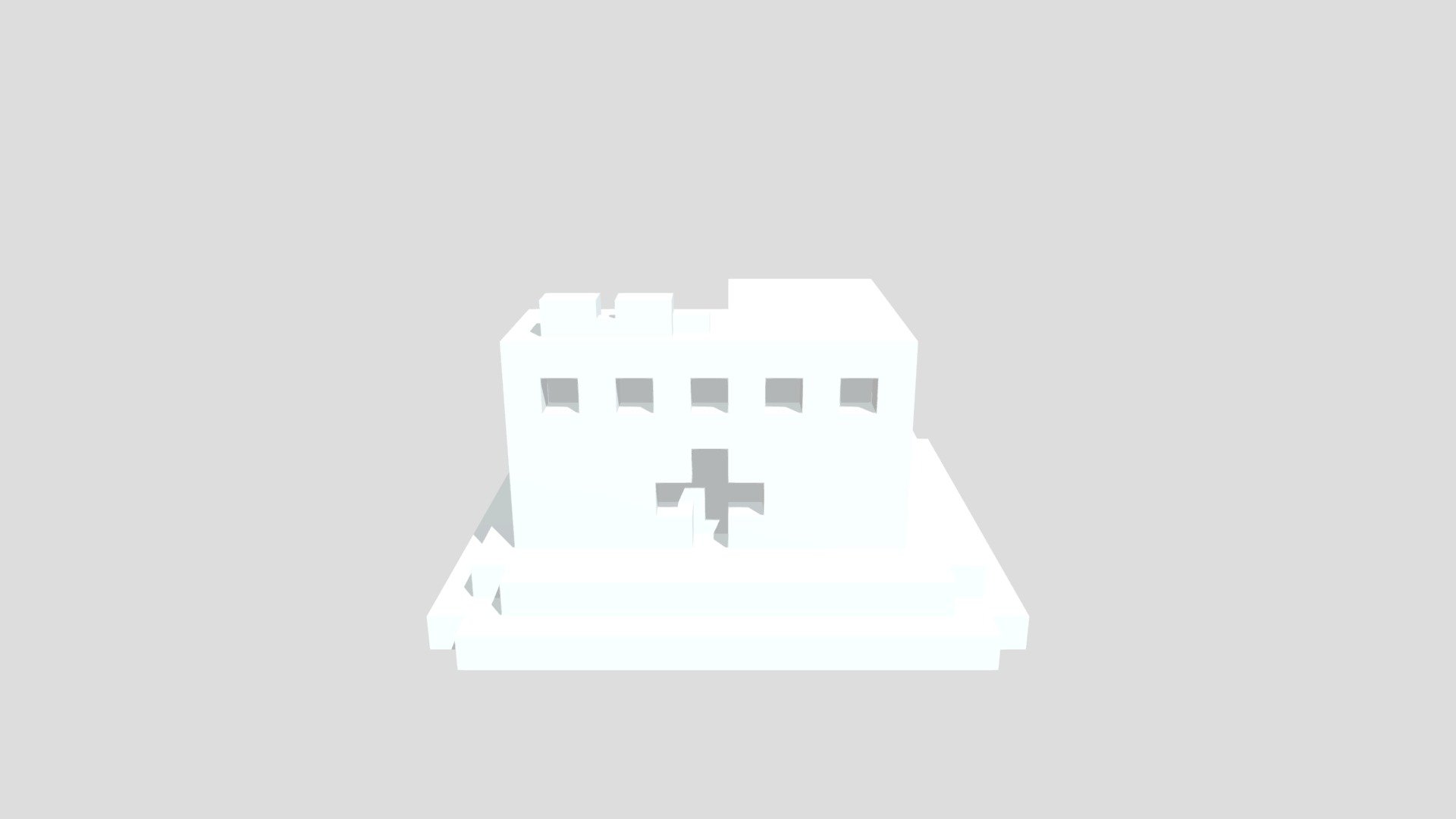 Voxel Hospital - Download Free 3D model by Unknown (@952551) [498de5e ...