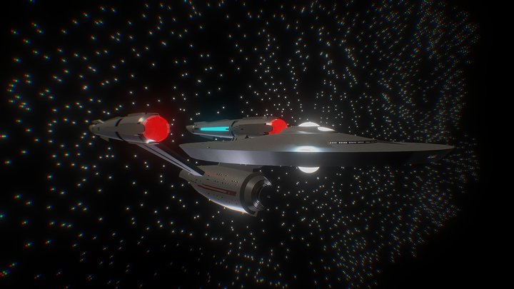 Strange New Worlds Enterprise WIP 3D Model
