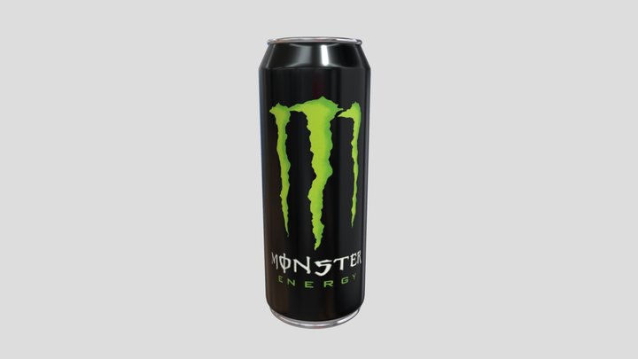 Monster Energy Drink Can 3D Model
