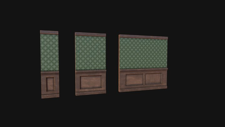 Old Wood Walls (Free) 3D Model