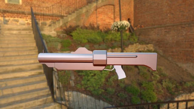 Energy gun / Grenade launcher / Shotgun 3D Model