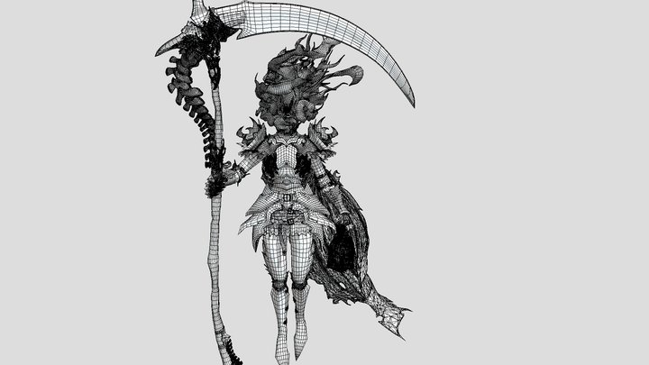 Queen of The Frenzied Flame 3D Model