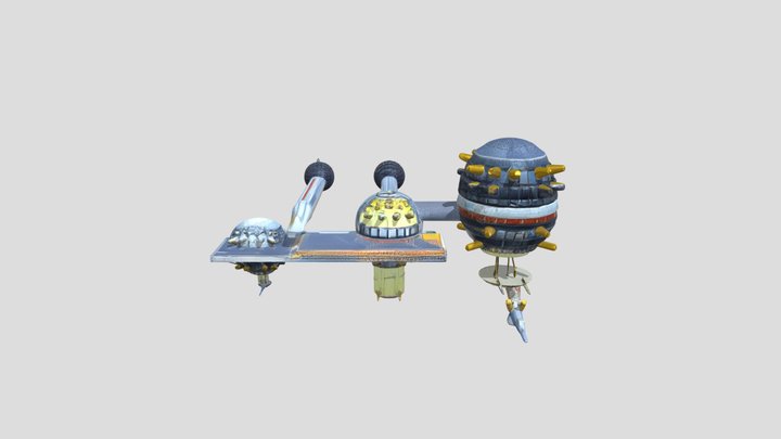 Space Ark Shigeru Komatsuzaki: 3D Model