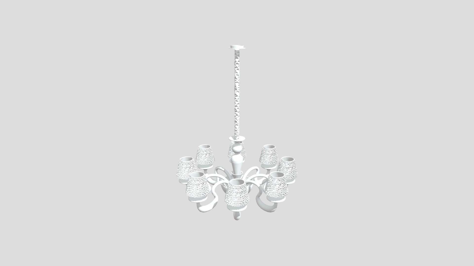 Crystal Lamp D1489-8WH