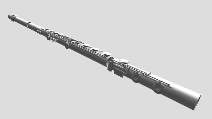 Flute 3D Model