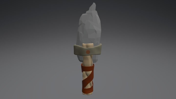Stone Knife 3D Model