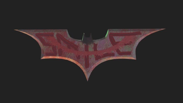 Batarang Joker 3D Model