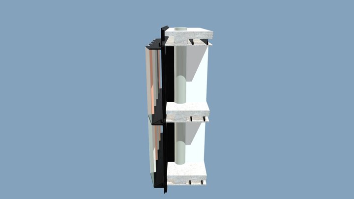 facade section 3D Model
