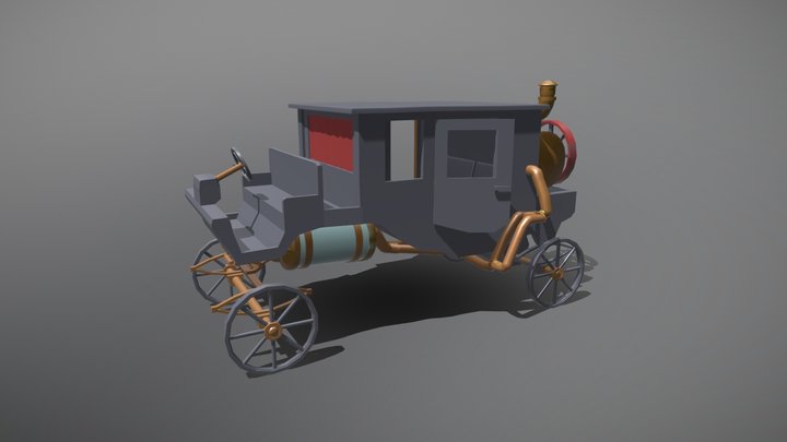 Horseless Carriage 3D Model