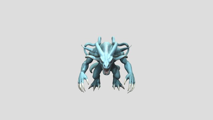 water monster 3D Model
