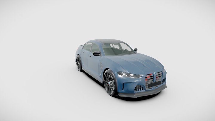 BMW M3 Sedan 3D Model