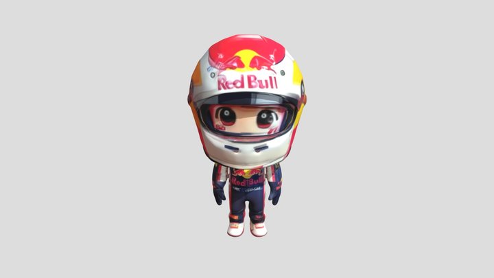 Red Bull Racing Chibi Racer 3D Model