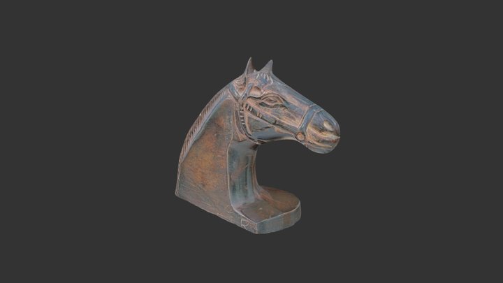 Right Hand Bookend (Horse) 3D Model