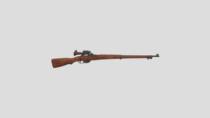 Ross Rifle MK3 3D Model