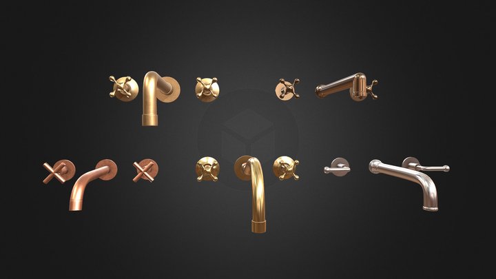 Bath Faucets 3D Model