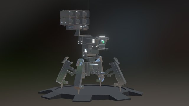 Spider Droid-v3 3D Model