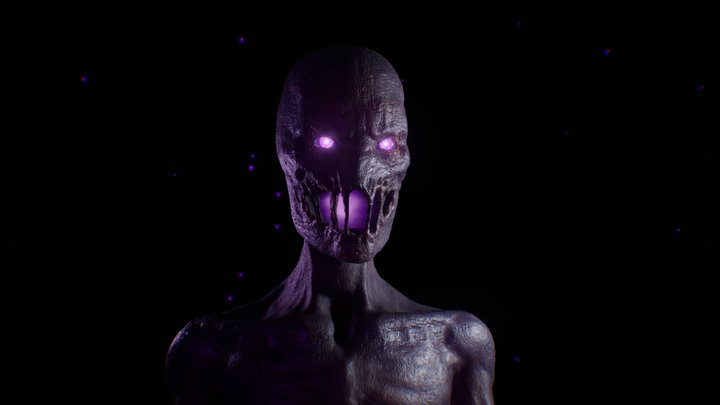 Realistic Enderman - Minecraft 3D Model