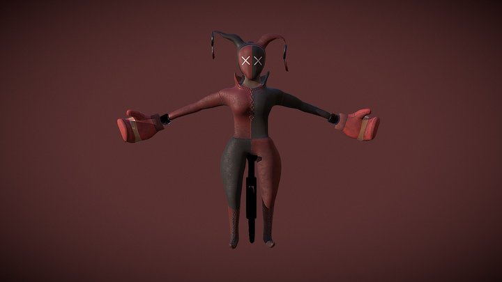 Unipsycho, the unicycler 3D Model