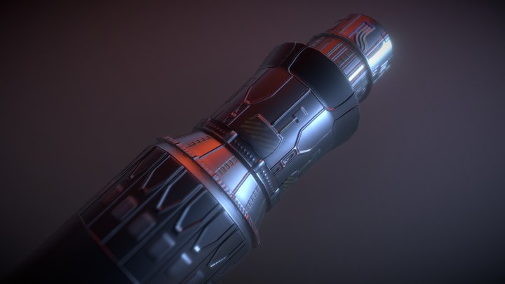 X Wing Engine Part 3D Model
