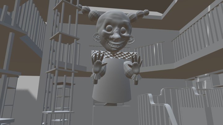 Hogsmith blocking 3D Model
