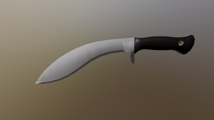 Kukri knife 3D Model