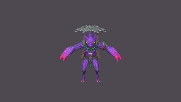 B2D1_Vanstrydonck_Roshane_ CharaAdvAnim_SculptPo 3D Model