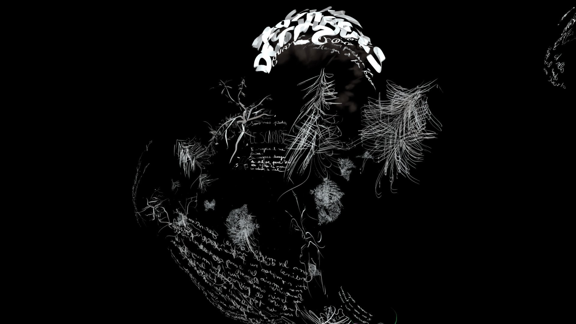 Chloé dessin spatiale