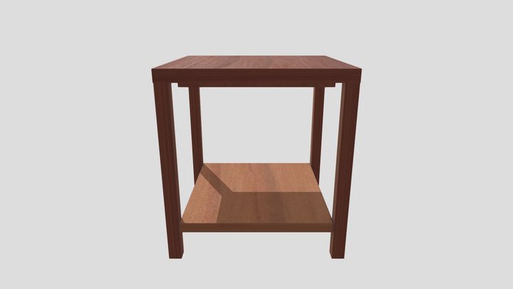 End Table 3D Model