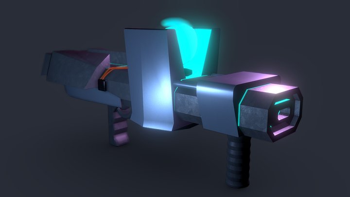 Plasma gun 3D Model