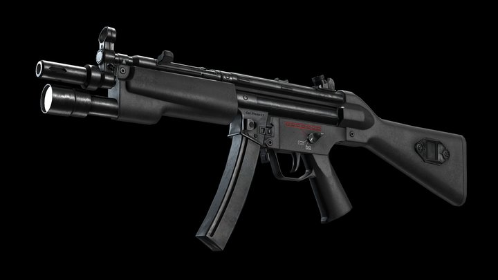 MP5a4 3D Model