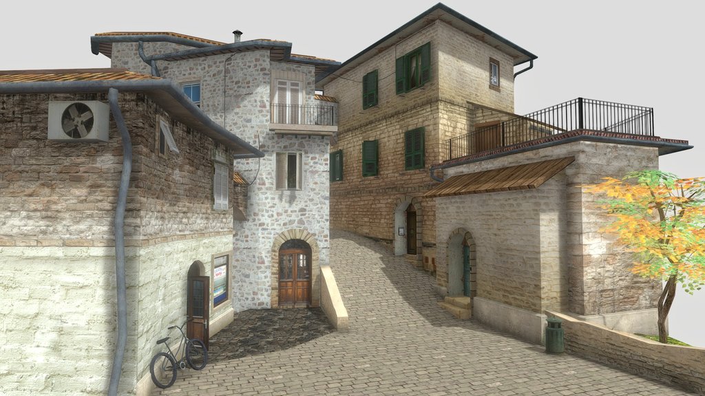 Assisi City Scene