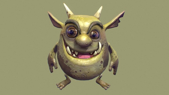 Potato STAINED by Alegre Nahiara 3D Model