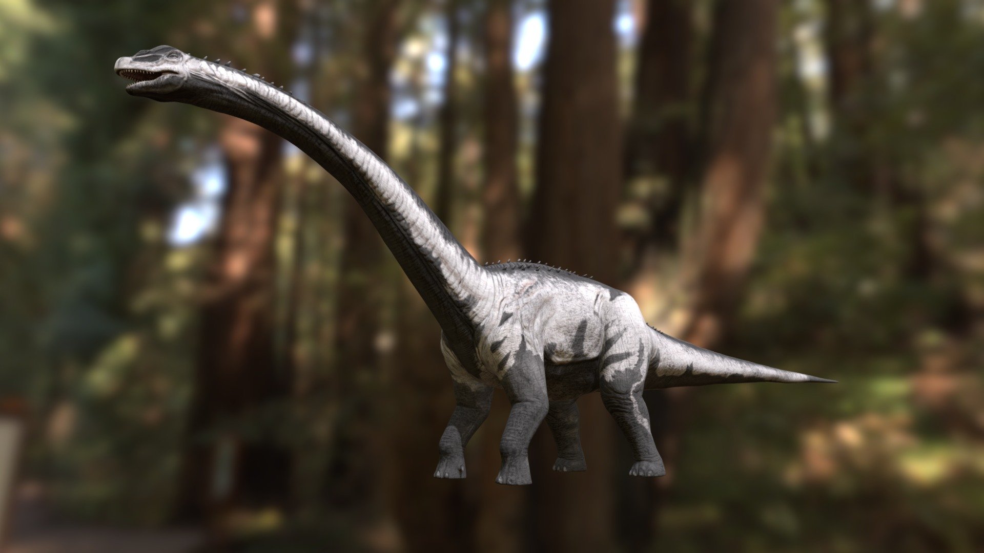 brontosaurus 3d