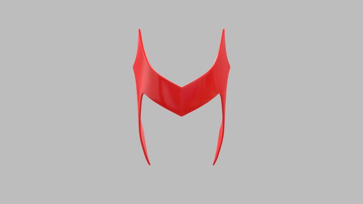 Scarlet Witch Wanda Head Band 3D Model