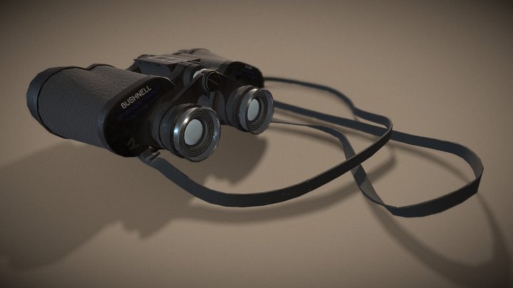 bushnell fully coated optics - binoculars 3D Model