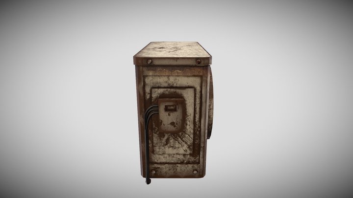 Air conditioner_animation1 3D Model