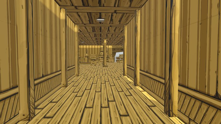 Out Of The Ink Machine Map 3D Model