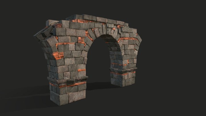 Ancient arch 3D Model