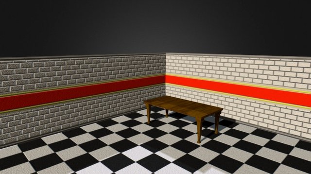 Interior Room Sketchfab 3D Model