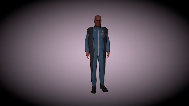 Sci Fi Diplomat 3D Model