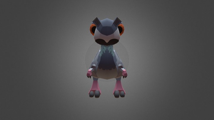 Pre-historic Pigeon (Critter) 3D Model