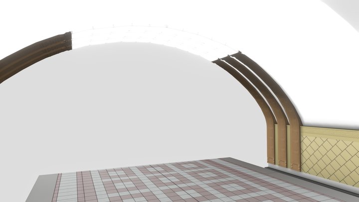 Станция Райымбек Батыра 3D Model