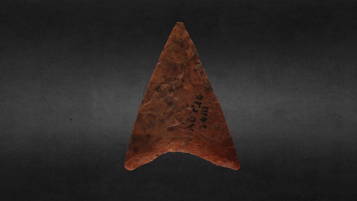 Kostënki 6 streletskian point 3D Model