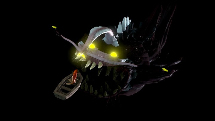 fish fish monster 3D Model