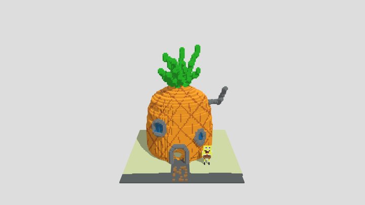 SPingebob house drip giga op 3D Model
